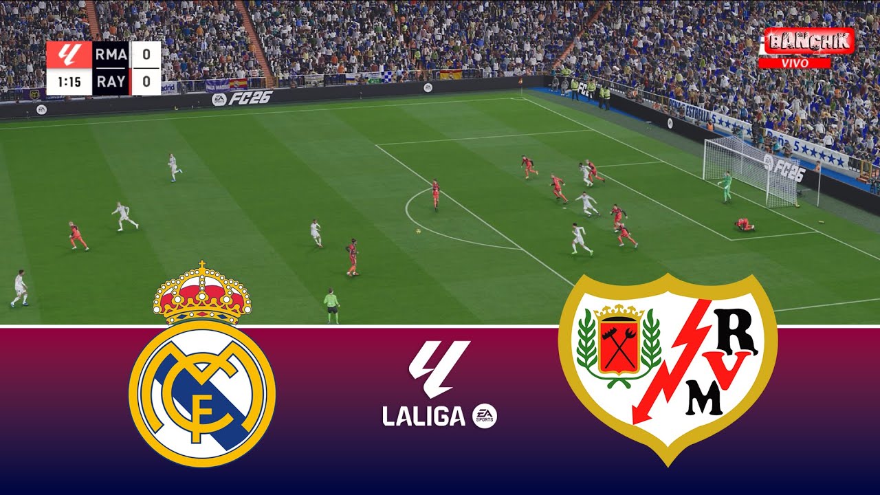 Real Madrid vs Rayo Vallecano - Spanish La Liga 2026 | Full Match All ...