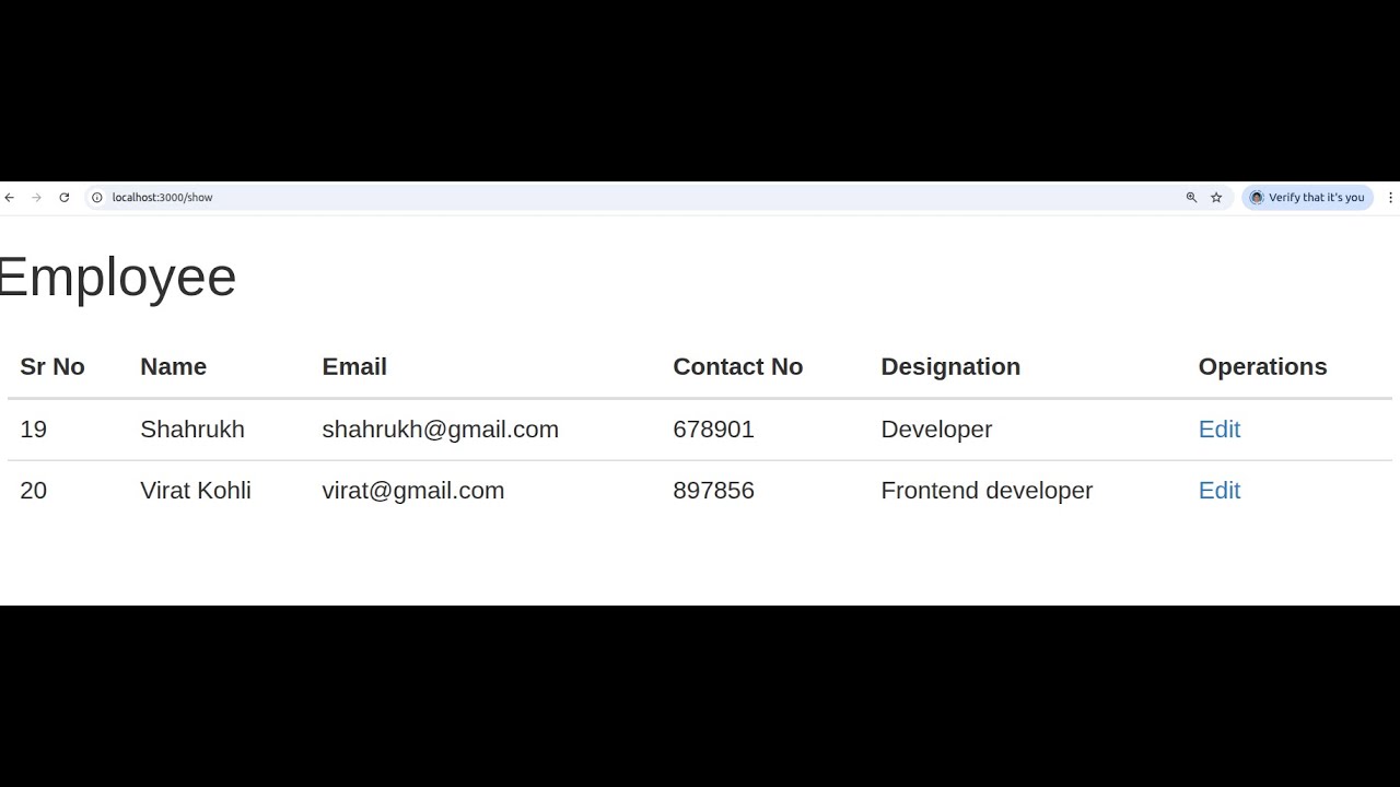 Node js with MySQL update operations - YouTube