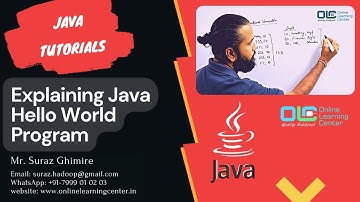 Java Tutorial | Java Program Full Explained | Class And Objects | OnlineLearningCenter