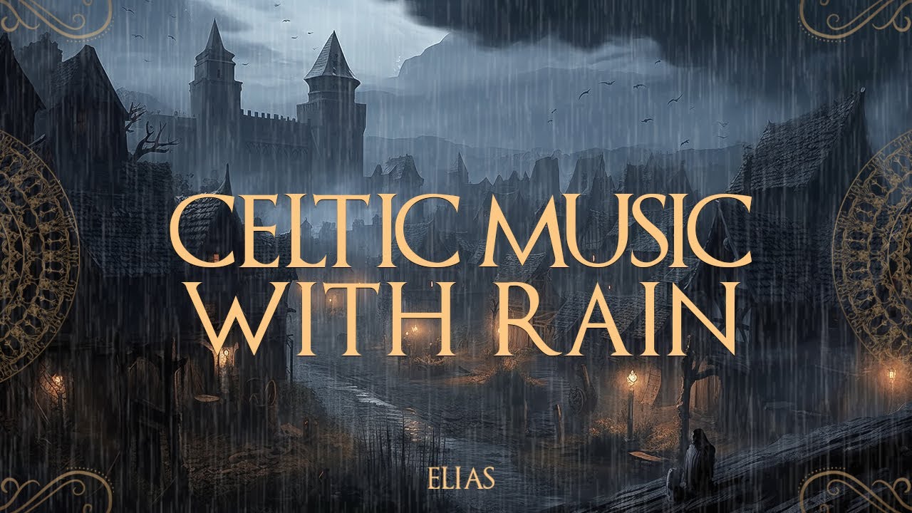 11 Hours of Relaxing Celtic Music - Rainy Night on a Medieval Street -  Medieval Fantasy Music