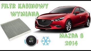 Wymiana Filtra Kabinowego / Klimatyzacji - Mazda 6 Gj - Youtube