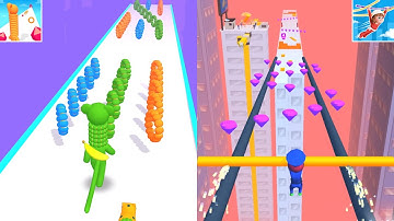 Roof Rails, Long Neck Run Gameplay Walkthrough