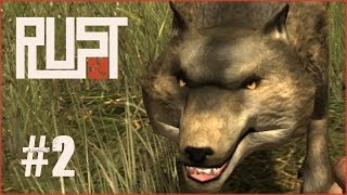 Let's Play Rust (Alpha Gameplay) - Part 2: No Wolf No!