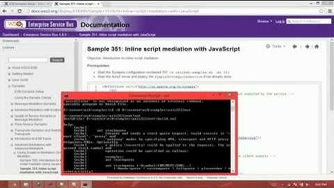 Sample 351: Inline script mediation with JavaScript