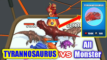 Hard Level - Merge Master Dinosaur Fusion: Tyrannosaurus Android GAMEPLAY