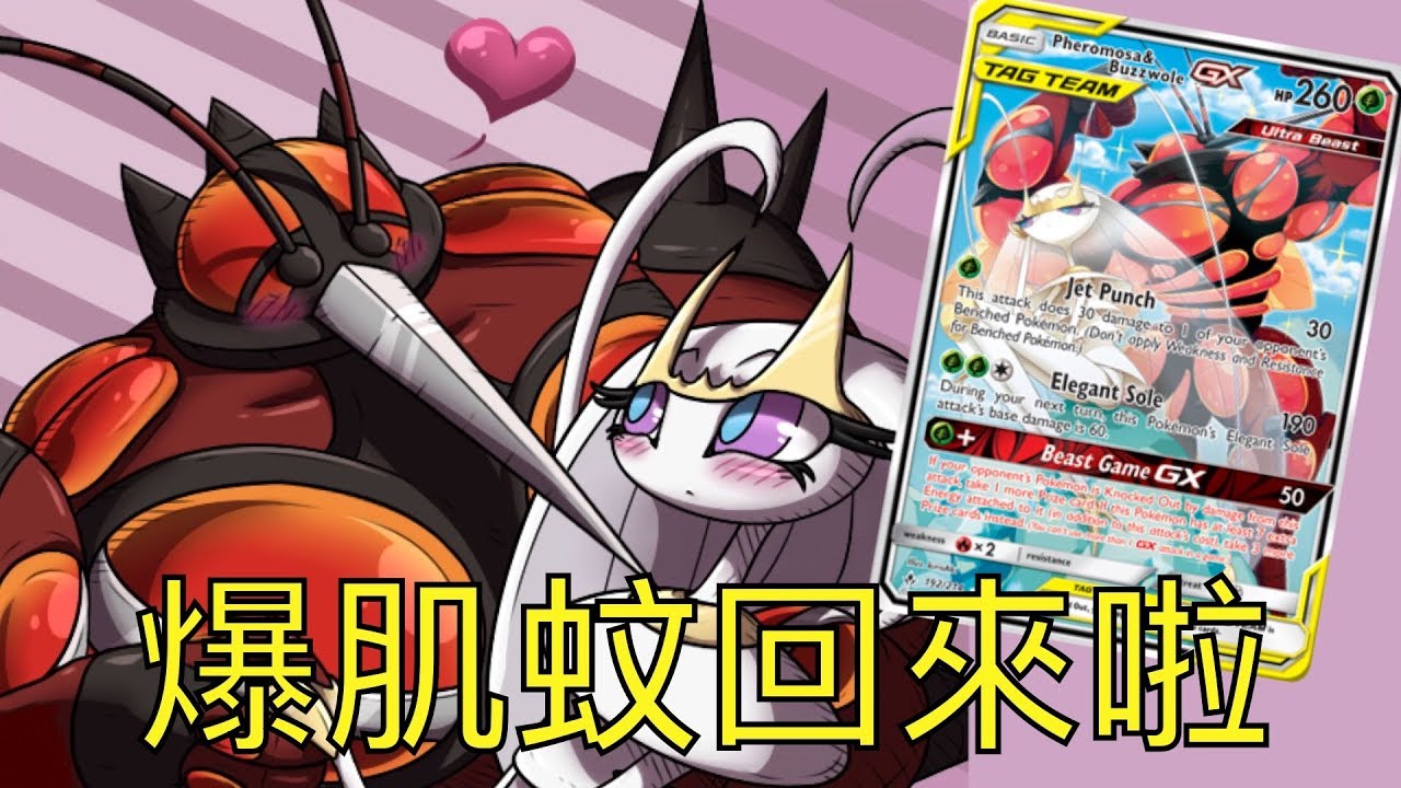 老爹玩ptcg 爆肌蚊回歸啦 草系超強蚊子 Sm10最適合新手的牌組 Youtube 老爹玩ptcg 爆肌蚊回歸啦 草系超強蚊子 Sm10最適合新手的牌組 Youtube