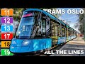 🇳🇴 Trams in Oslo - All the Lines (2023) (4K)