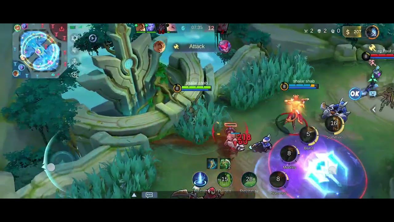 Mobile legend bang bang RANKED Sun and dyrotth 5v5RANKEDlegend 