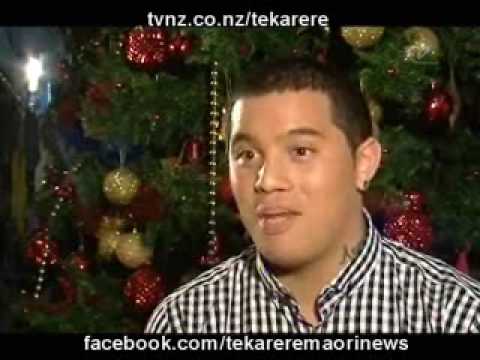 Stan Walker Australian Idol winner on Te Karere Maori News Dec 9 TVNZ English Version