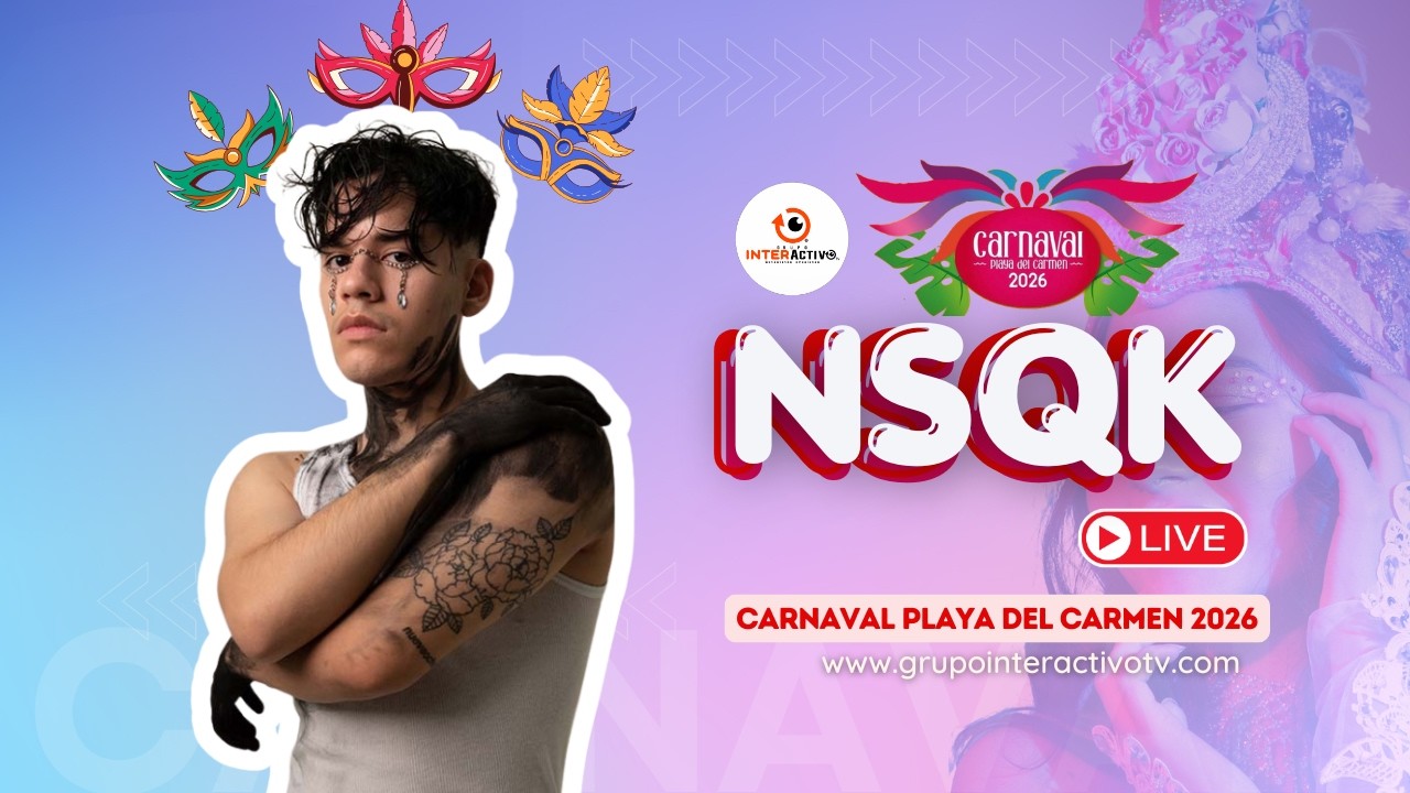 NSQK en Concierto | Entrevistas Carnaval Playa del Carmen 2026▶️