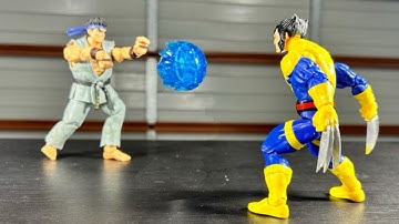 Wolverine vs. Ryu | Epic Stop Motion Battle! (Test Video)