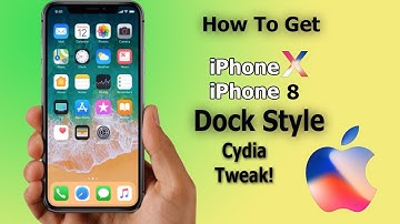 How To Get iPhone X - iPhone 8 Dock Style / 2017