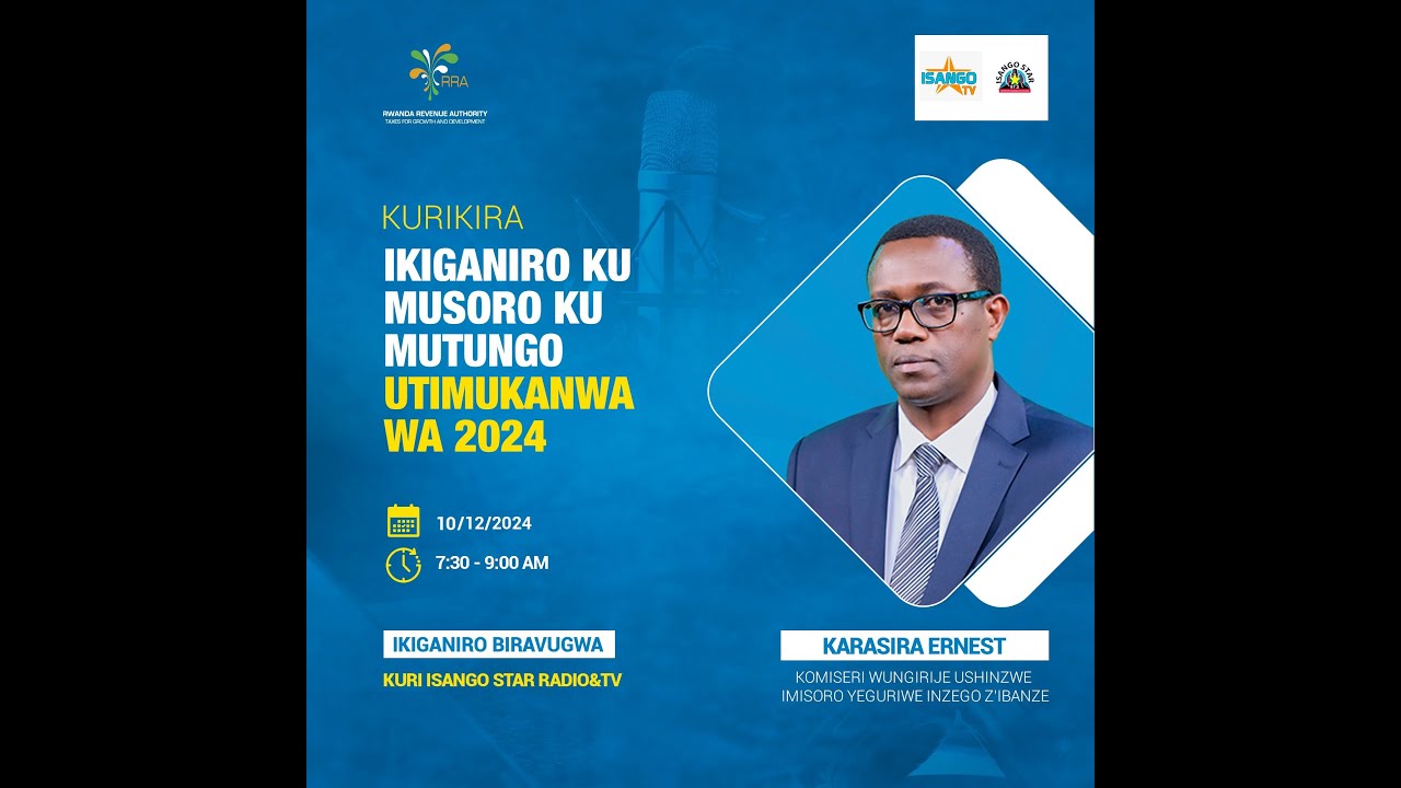 🔴LIVE BIRAVUGWA: Abanyarwanda baributswa kwishyura umusoro ku mutungo ...