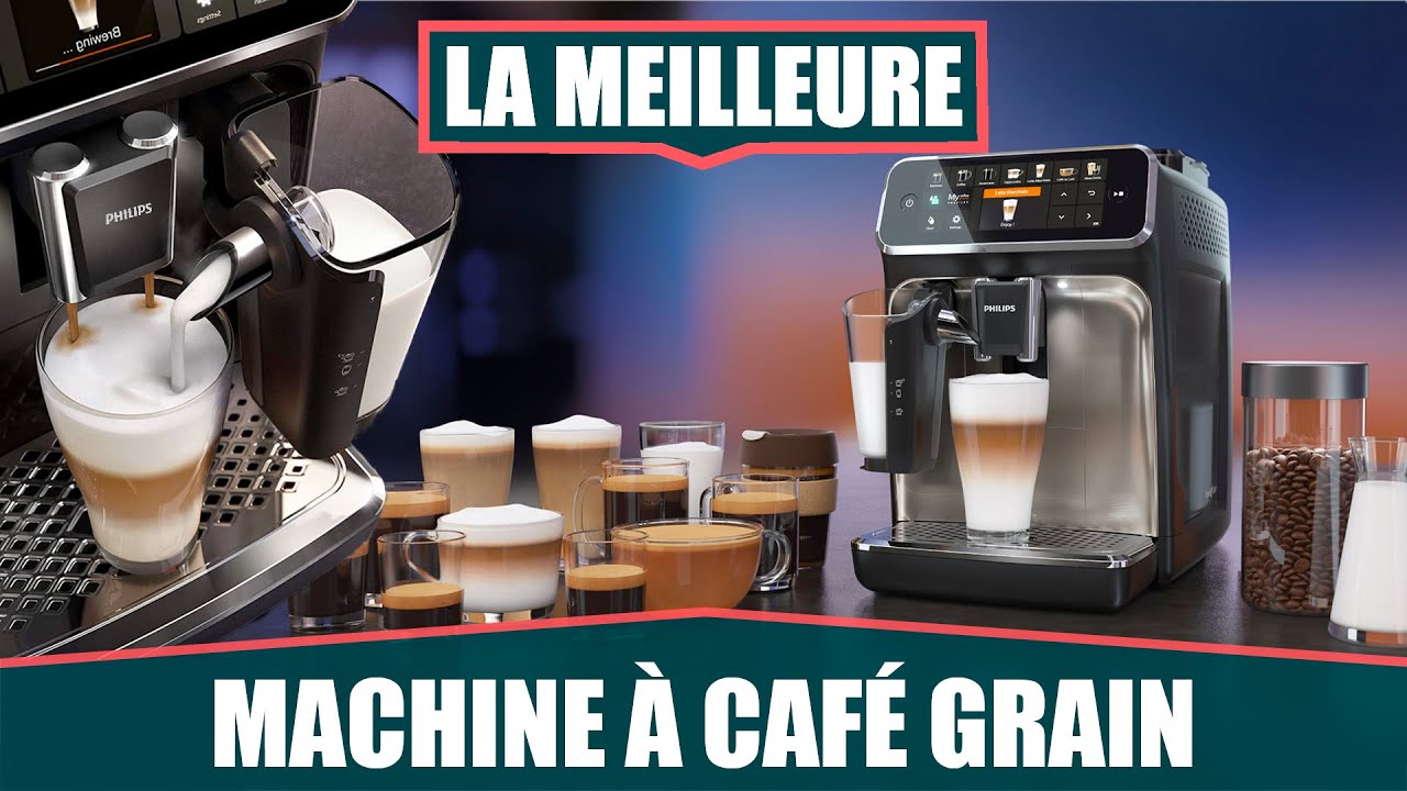 LA MEILLEURE MACHINE À CAFÉ À GRAIN - PHILIPS Série 5400 