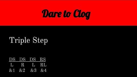 Triple Step - Clogging Step Teach