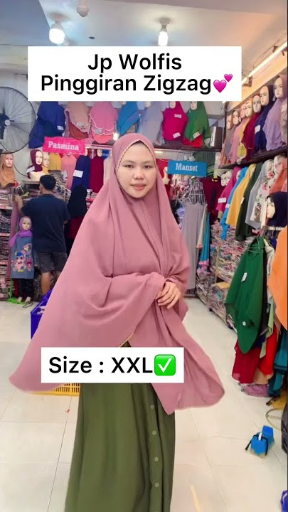 Jilbab Wolfis Jumbo Termurah #grosirjilbabmurah #hargatermurah #pusatgrosir