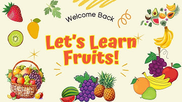 Học Tên Trái Cây Bằng Tiếng Anh – Phần 1 🍎 | Learn Fruit Names in English – Part 1