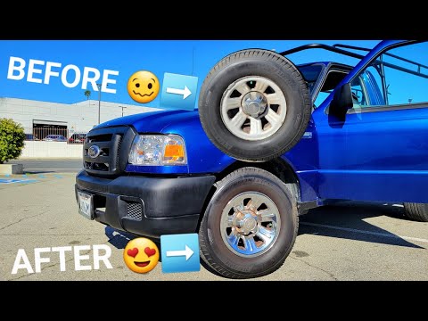 Wheel Covers- Ford Ranger EASY WAY to refresh aging look (TOOL location + removal & install)