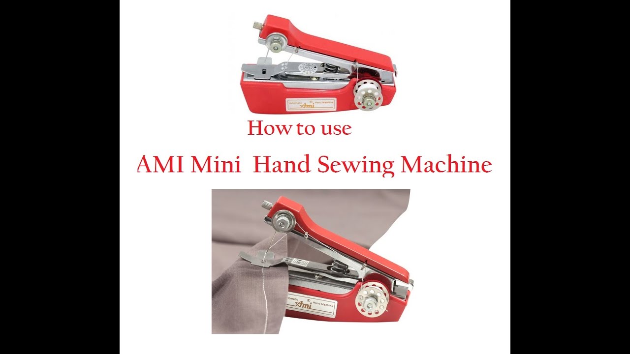 How to Use AMI Mini Hand Sewing Machine Stapler Movement 