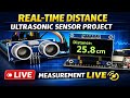 Real-Time Distance Measurement Using Ultrasonic Sensor | ESP32 Project #UltrasonicSensor#ESP32