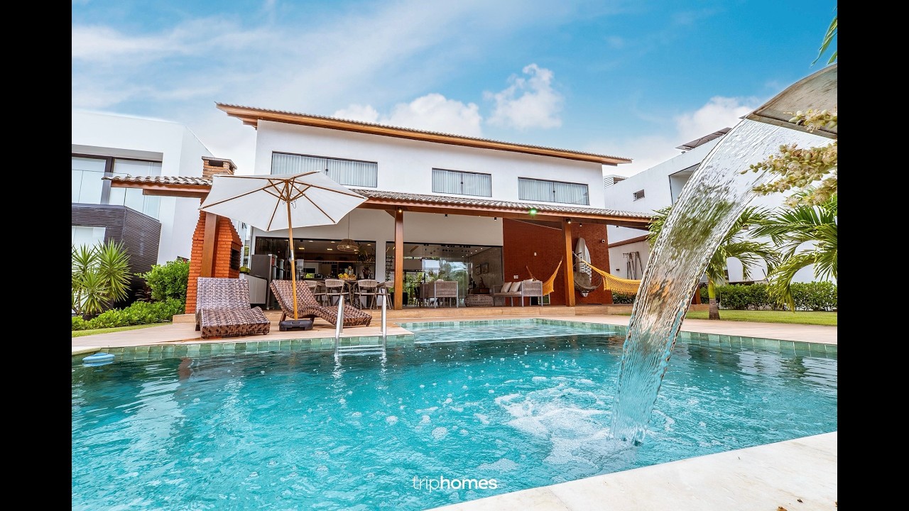 Capa do vídeo de Casa de Luxo 50m praia em Condomínio, Maragogi/AL