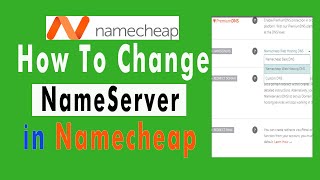 How to change nameservers in Namecheap | NameCheap Nameserver update in 2023-24 | DNS/Nameserver