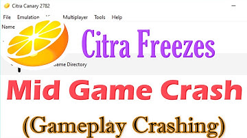Citra Freezes / Mid Game Crash