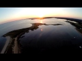 Locmariaquer  france  sunset  drone