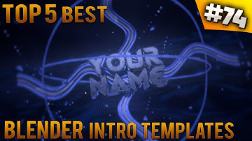 TOP 5 Best Blender intro templates #74 (Free download)