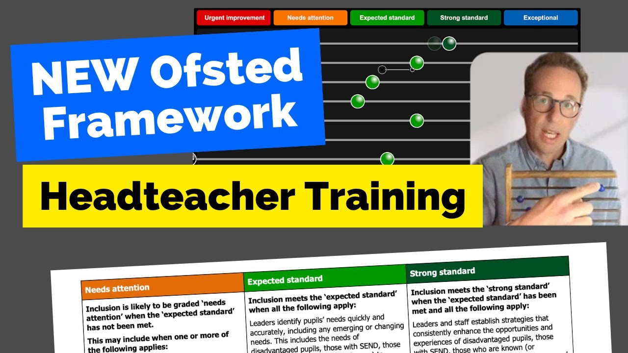 Live Training Recording: Using the New Ofsted Framework & Toolkit for Your SEF and SIP with iAbacus