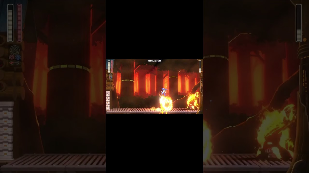Mega Man 11 Torch Man Buster Only in 31.65s