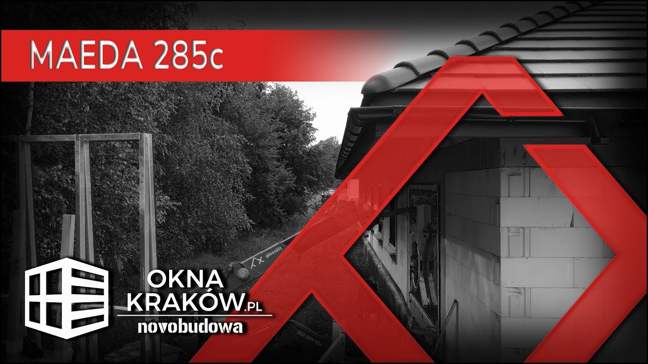 Szklenie żurawiem #1 | GLASSLIFT & NOVOBUDOWA | Maeda 285c; Schmalz vacumaster VMG 350