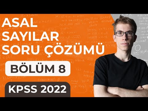 8- KPSS Matematik - Asal Sayılar Soru Çözümü | Konu Özetli