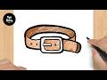 #948 How to Draw a Belt - Easy Drawing Tutorial