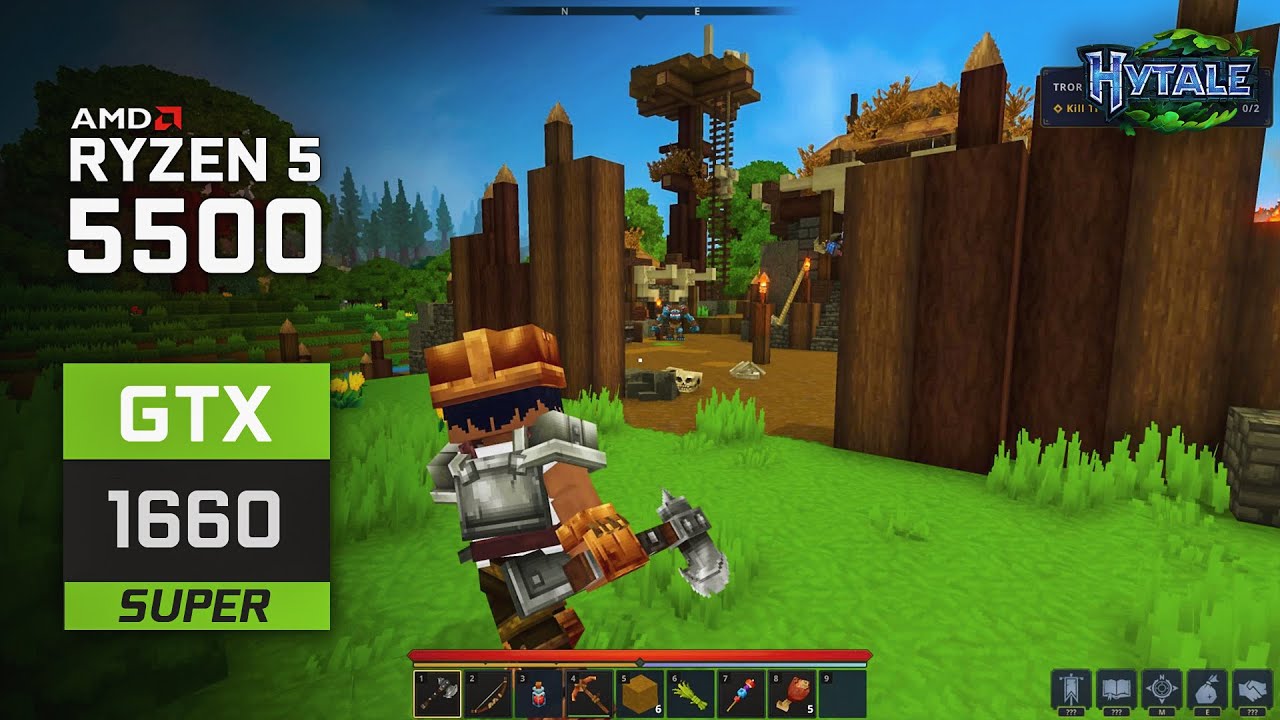 Hytale : Ryzen 5 5500 | GTX 1660 Super - YouTube