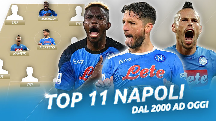 Top 11 Napoli dal 2000 ad oggi - LE TOP 11 DEL MILLENNIO | Fabio Caressa