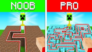 Minecraft NOOB vs PRO MAZE Challenge!