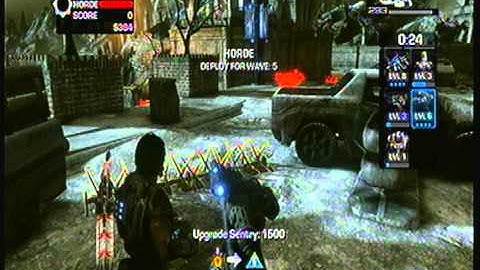 Gears of War 3 Horde on Gridlock Waves 1-10 (including boss)