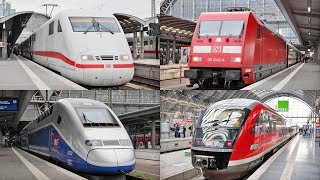 フランクフルト中央駅を発着する列車 / Trains in Frankfurt , Germany