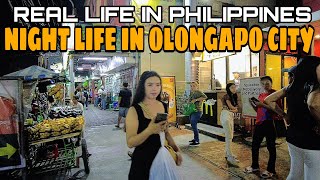 Night life at Olongapo City | walking street at olongapo city,Zambales Philippines[4k]
