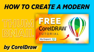 How to Create a Modern YouTube Thumbnail in CorelDRAW | CD-01 | Imagein Creative