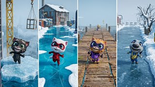 Talking Tom Hero Dash: Super Tom,Super Hank,Super Ginger,Super Hank (Android/iOS) Gameplay screenshot 5