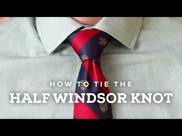 How To Tie A Windsor Knot