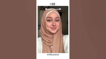 Tutorial💘🎀#relatable #hijab #aestheic #hijabtutorial #hijabfashion #collegehijab #manoestix