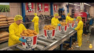 Inside a KFC-Style Fried Chicken Factory — AI-Generated Production Process