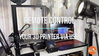 Connecting an Ender 3 3D printer to your computer or home network via the USB port and why to do it. screenshot 3