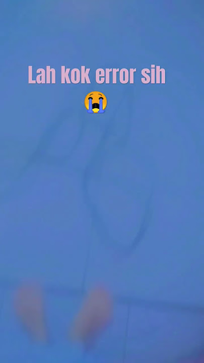 lah kok gak ulang tapi terepor 😭