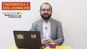 Fundamentals of Data Journalism - Week 6 Introduction