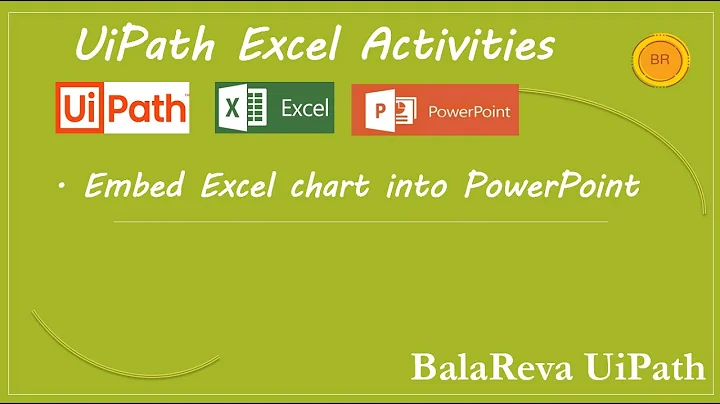 UiPath embed excel charts in a PowerPoint Slide