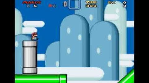 SMW custom level: Pipe land